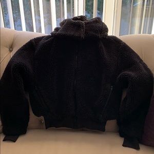 Alo black teddy jacket